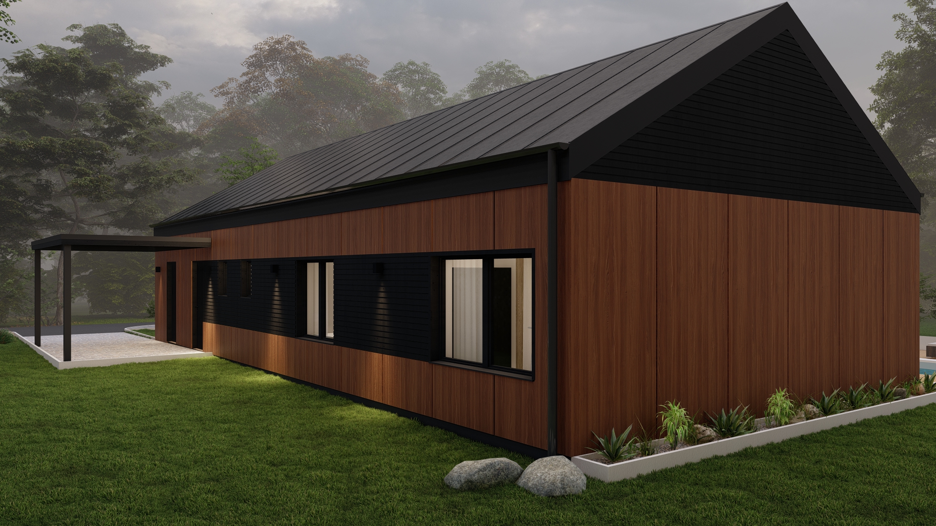 Bungalow house