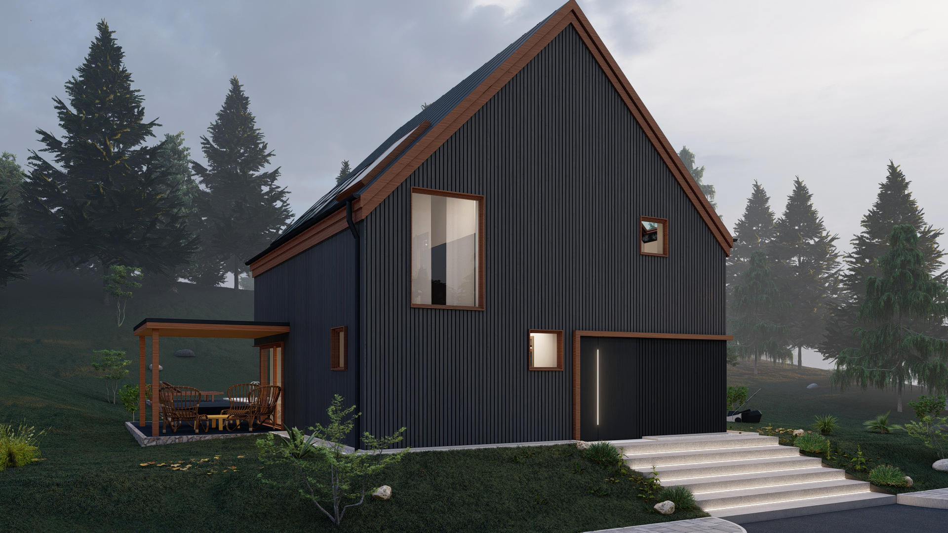 Bungalow house
