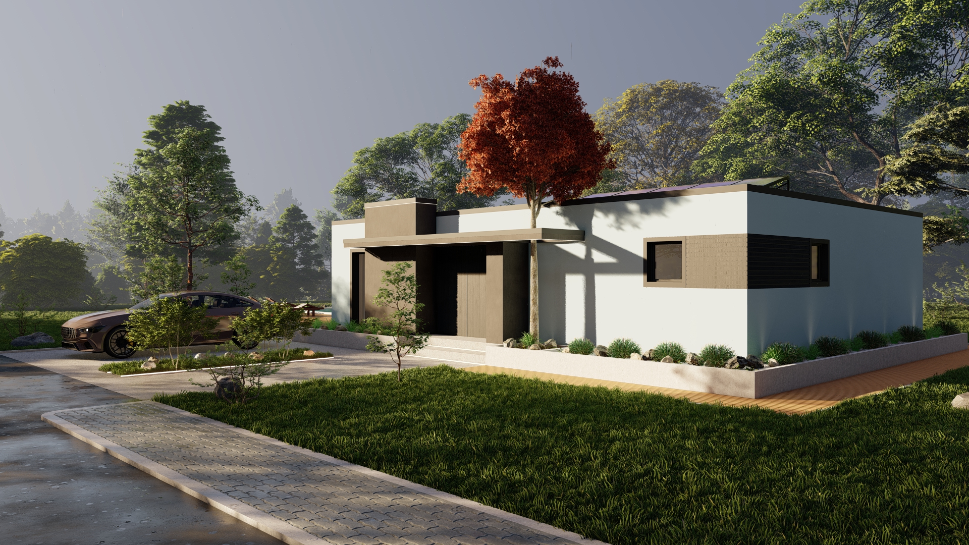 Bungalow house