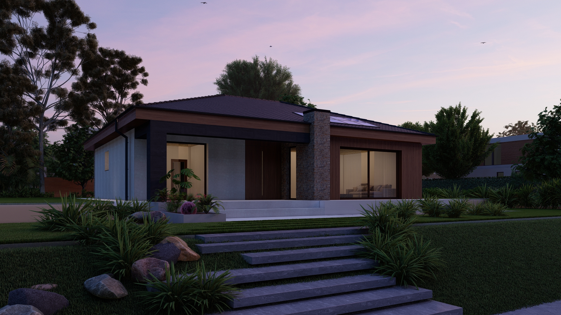 Bungalow house